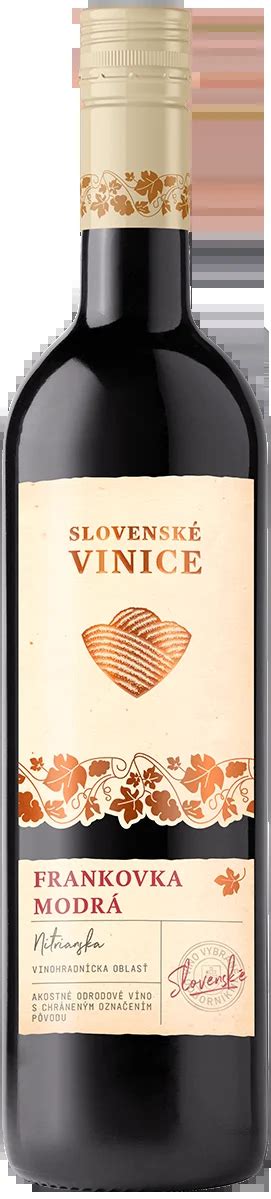 Vinice s hroznom Frankovka Modrá