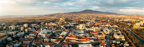 Panoráma mesta Nitra s historickým centrom