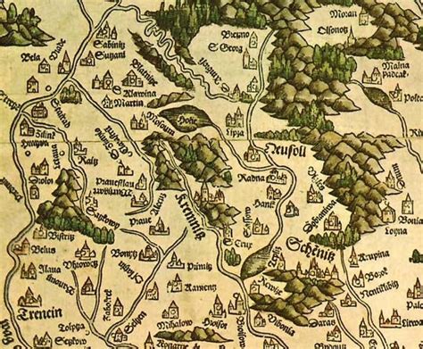 Mapa stredovekého Šariša