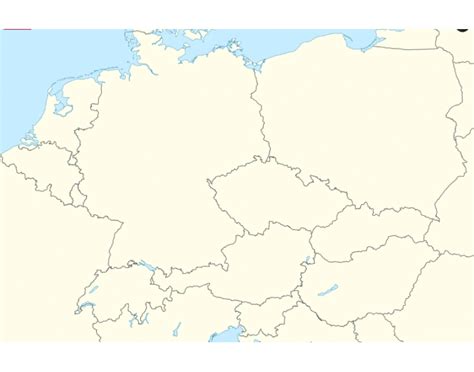 Mapa strednej Európy s vyznačenými krajinami, kde pôsobilo Tesco