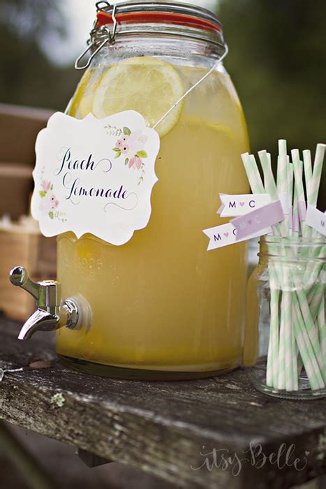 Limonádový bar na svadbe