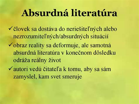 Ilustrácia absurdnej situácie