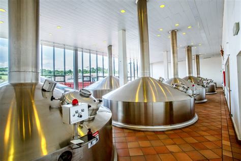 Interiér pivovaru Krušovice