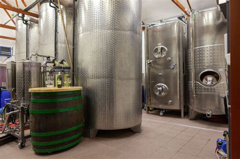 Výroba vína v pivnici