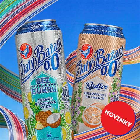 Fotografia plechovky Zlatý Bažant Radler 0,0 % Ananás a Kokosová voda