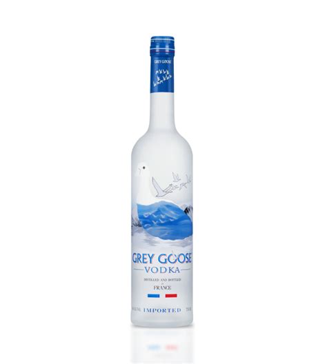 Fľaša vodky Grey Goose s húsou