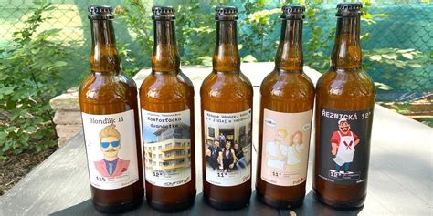 fľaša piva s personalizovanou etiketou