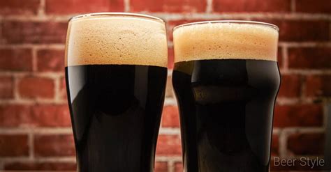 Ilustrácia rôznych typov piva - Stout, Porter, Ležiak