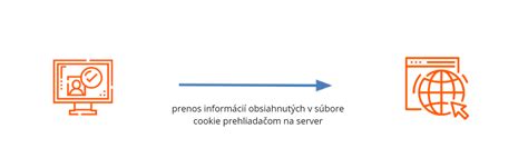 Schéma fungovania súborov cookie na webovej stránke