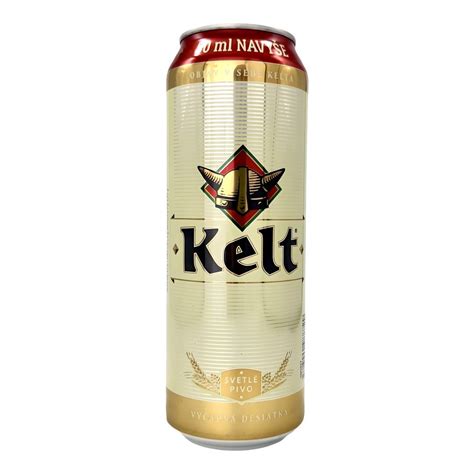 Slovenské pivo Kelt v plechovke