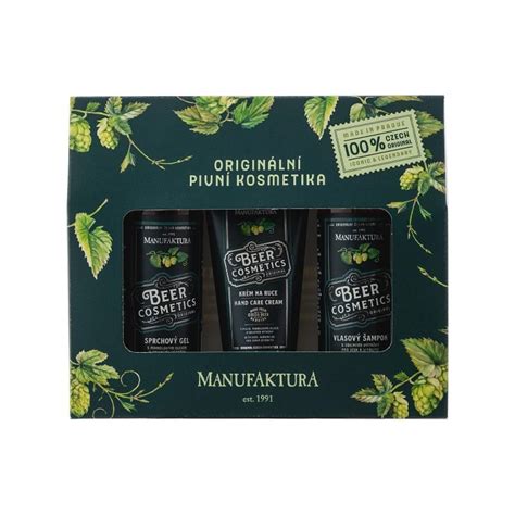 Ilustrácia darčekovej sady pivnej kozmetiky