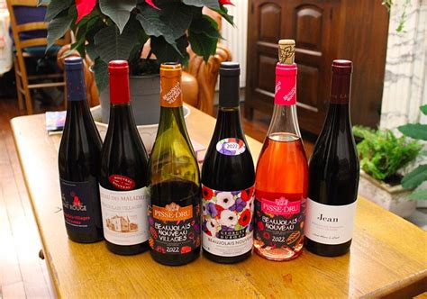 Fľaša Beaujolais Nouveau