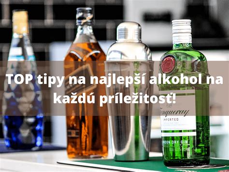 Obrázok znázorňujúci rôzne druhy alkoholu