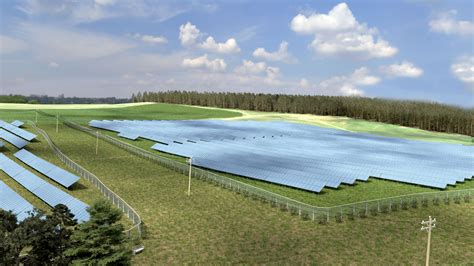 Solárny park napájajúci pivovar