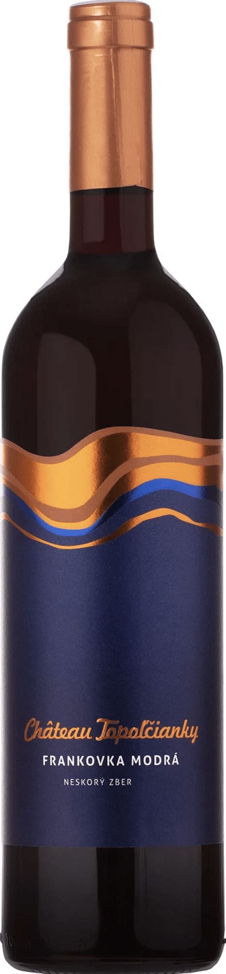 Fľaša Frankovky Modrej Chateau Topoľčianky
