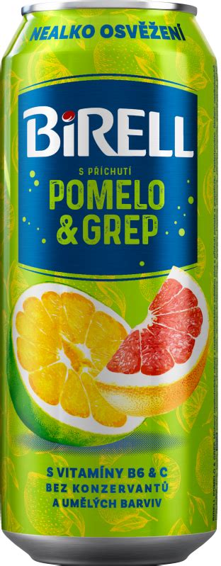 Grafické znázornenie zloženia Birell Pomelo & Grep