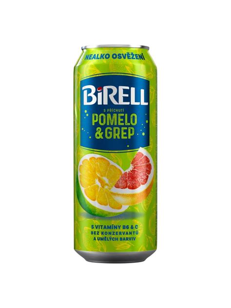 Rôzne typy balení Birell Pomelo & Grep