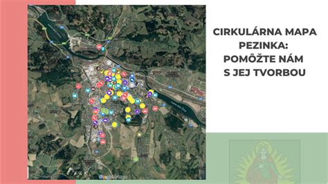 Mapa Pezinka s vyznačeným hotelom