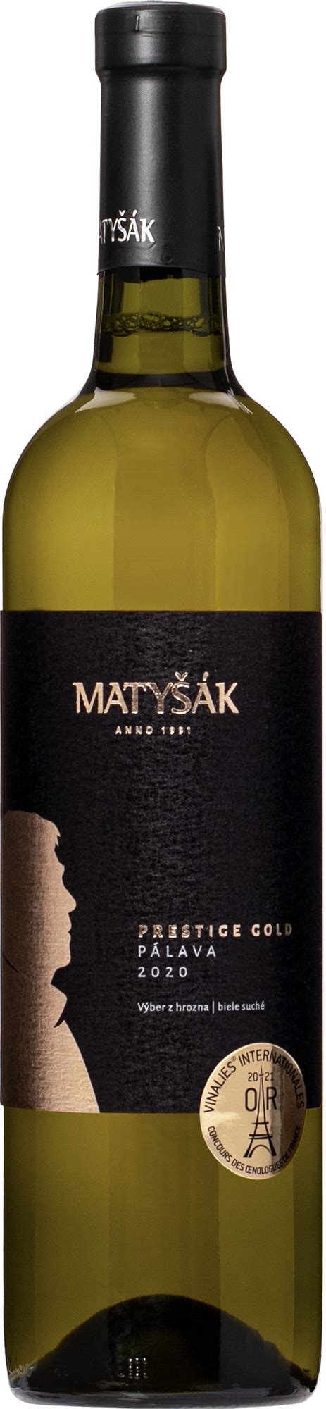 Fľaša vína Matyšák Prestige Pálava