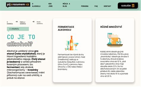 Infografika znázorňujúca rôzne druhy alkoholu a ich odhadované promile