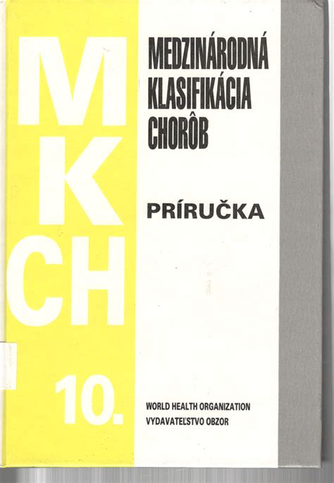Rozdelenie MKCH-10