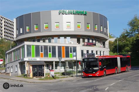 Pohľad na komplex internátov Mlynská dolina