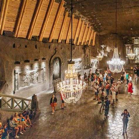 Interiér Soľnej bane Wieliczka