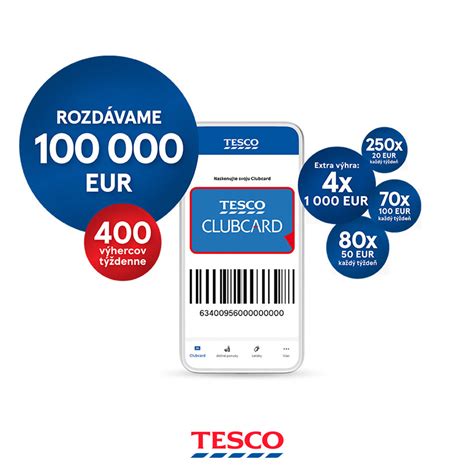 Ilustrácia zberu bodov v Tesco Clubcard