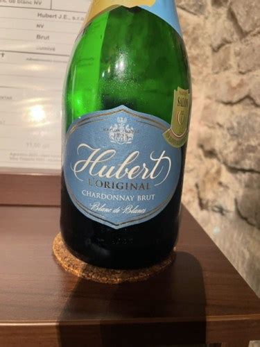 Fľaša sektu Hubert Brut