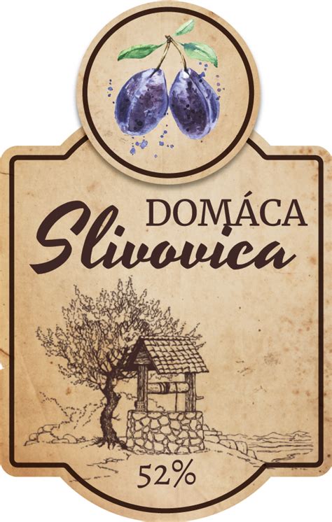 Tradičné slovenské etikety na slivovicu