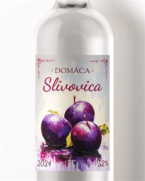 Príklady originálnych etikiet na domácu slivovicu