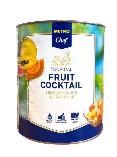 Tropické ovocie a koktail