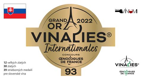 Ocenenia slovenských vín na Vinalies Paris