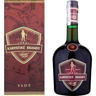 Fľaša Karpatského brandy Špeciál