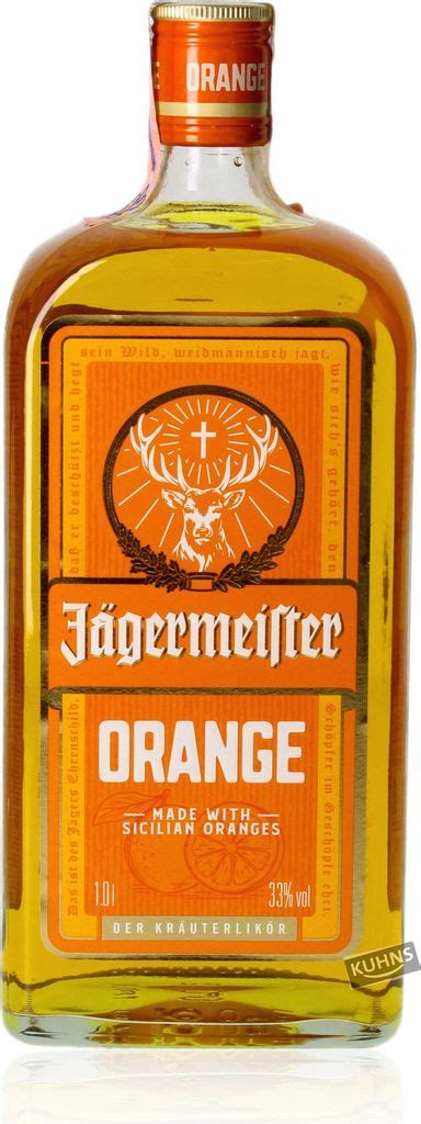 Fľaša Jägermeister s etiketou zobrazujúcou jeleňa