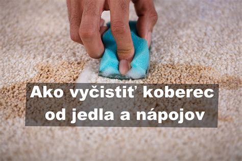 Ilustrácia odstraňovania škvrny od vína z koberca