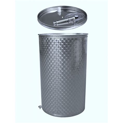 Nerezová nádrž na víno s plávajúcim dnom