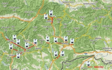 Schematické znázornenie kategorizácie prevádzok