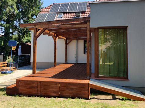 terasa s tieniacou sieťou