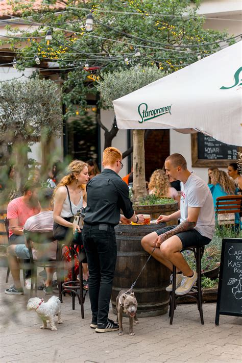 Letná terasa pivárne