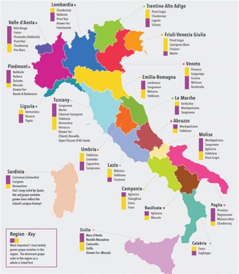 Mapa vinohradníckej oblasti Prosecco v Taliansku