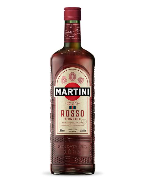Fľaše Martini Rosso a Martini Bianco