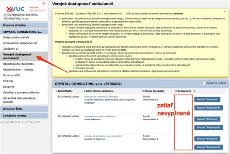 Schema psychiatrických ambulancií